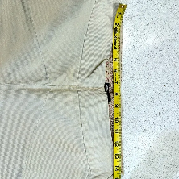Massimo Dutti corduroy fit-and-flare‎ midi skirt