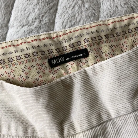 Massimo Dutti corduroy fit-and-flare‎ midi skirt