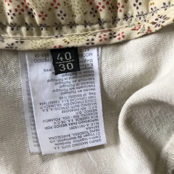 Massimo Dutti corduroy fit-and-flare‎ midi skirt