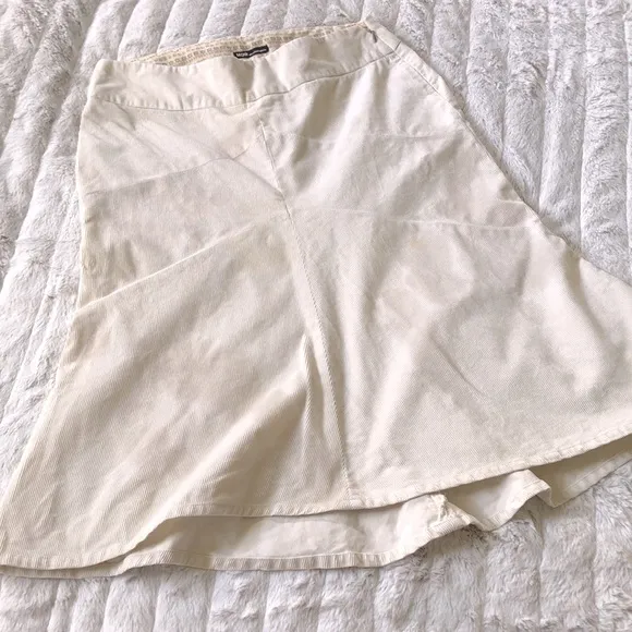 Massimo Dutti corduroy fit-and-flare‎ midi skirt