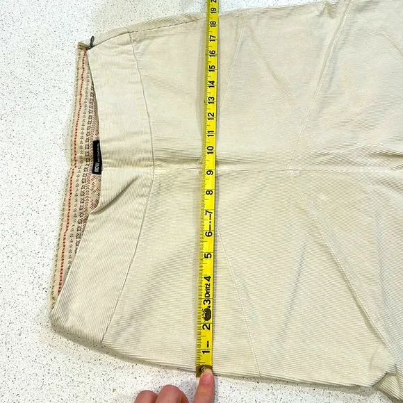 Massimo Dutti corduroy fit-and-flare‎ midi skirt