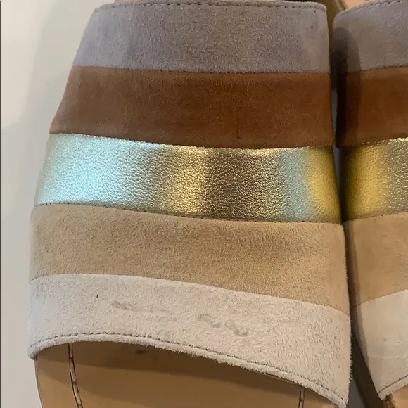 Matiko Striped Platform Sandals size 38 (7 1/2)