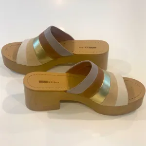 Matiko Striped Platform Sandals size 38 (7 1/2)