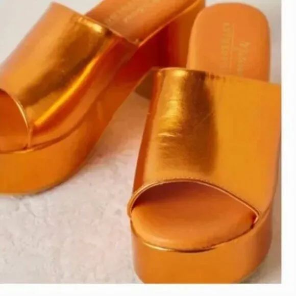 ⭐️Matisse Terry Platform Chic Glam Girly Modern Artsy Boho Hipster Retro Sandals