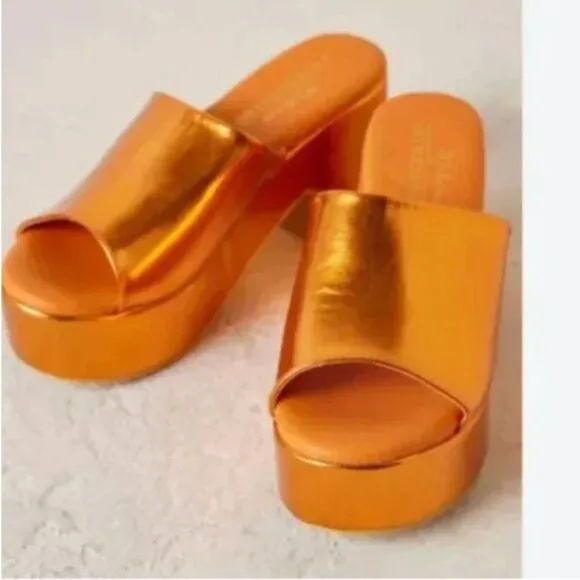 ⭐️Matisse Terry Platform Chic Glam Girly Modern Artsy Boho Hipster Retro Sandals