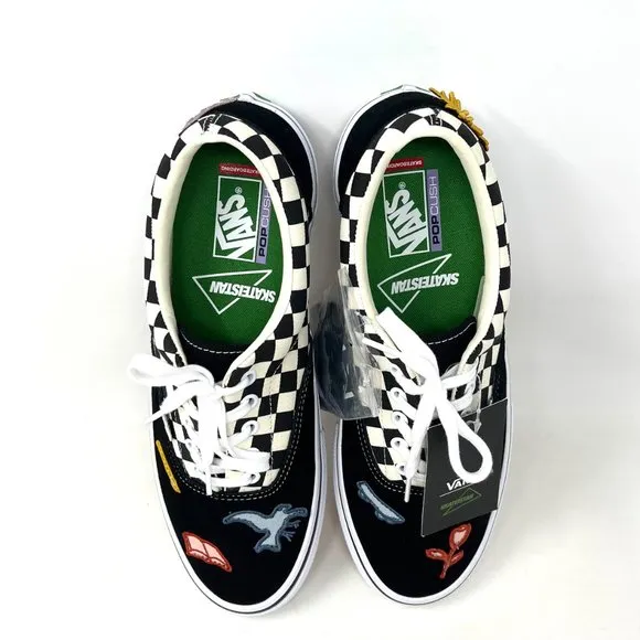 💖MEGA SALE💖Vans Skate Era Black White Checkered Skate  Men   VN0A5FC989C