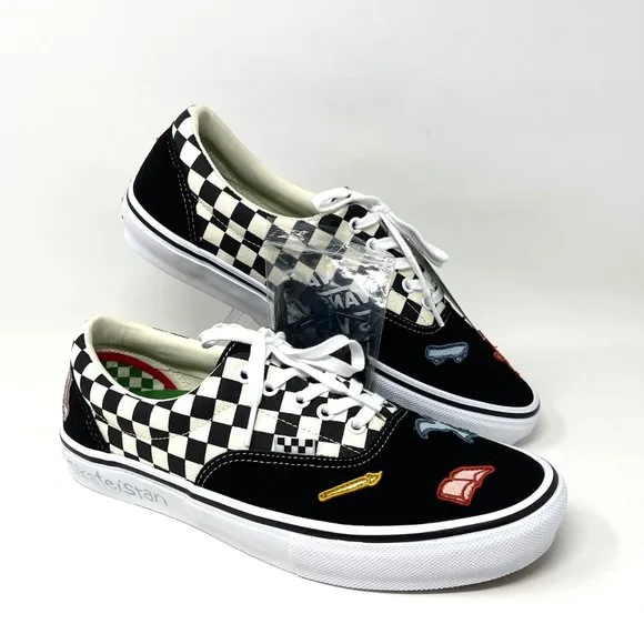 💖MEGA SALE💖Vans Skate Era Black White Checkered Skate  Men   VN0A5FC989C