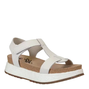 MEND IN CHAMOIS PLATFORM SANDALS