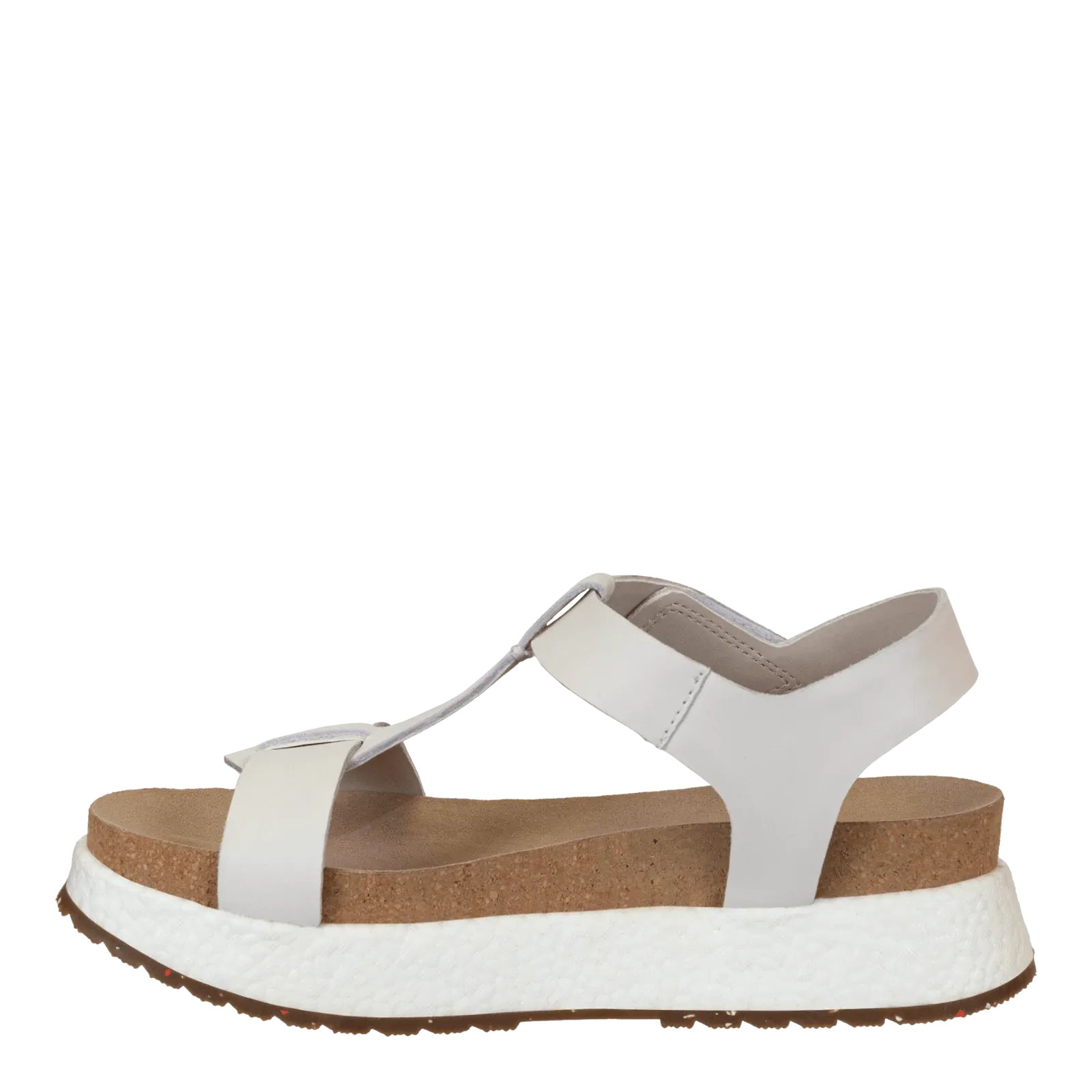 MEND IN CHAMOIS PLATFORM SANDALS