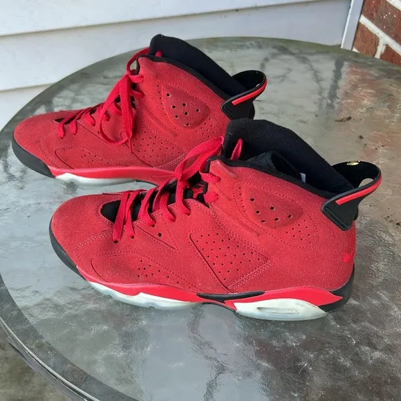 Men’s Air Jordan 6 Retro, Toro Bravo, Size 11, Used, No Original Box.