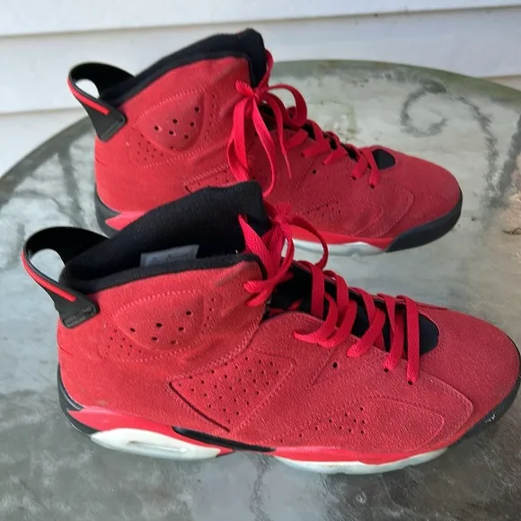 Men’s Air Jordan 6 Retro, Toro Bravo, Size 11, Used, No Original Box.