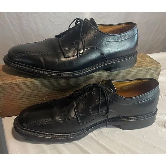 Men's AllenEdmonds Sagamore Black Leather‎ Lace Up Oxford Shoes-Size 10.5 D