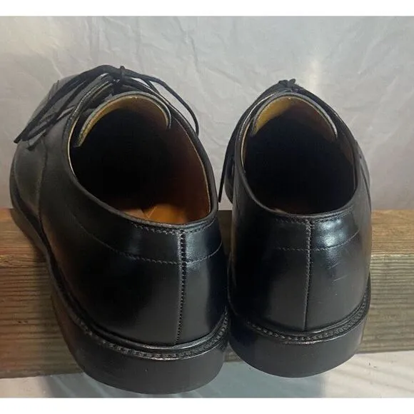Men's AllenEdmonds Sagamore Black Leather‎ Lace Up Oxford Shoes-Size 10.5 D