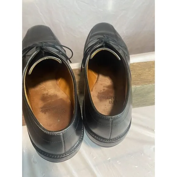 Men's AllenEdmonds Sagamore Black Leather‎ Lace Up Oxford Shoes-Size 10.5 D