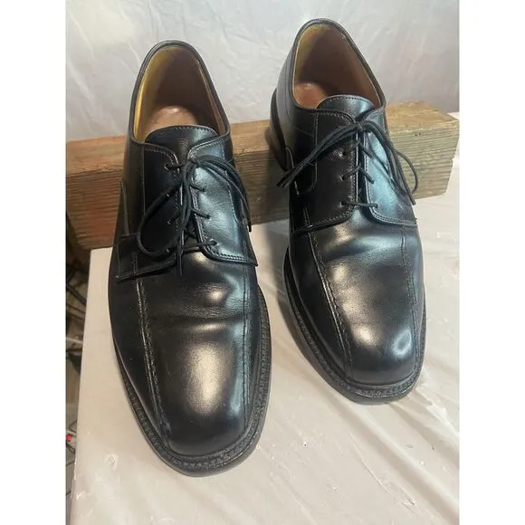 Men's AllenEdmonds Sagamore Black Leather‎ Lace Up Oxford Shoes-Size 10.5 D