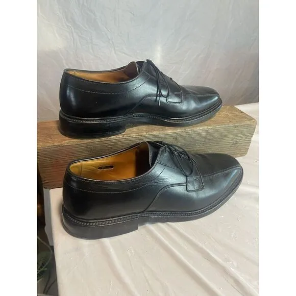 Men's AllenEdmonds Sagamore Black Leather‎ Lace Up Oxford Shoes-Size 10.5 D