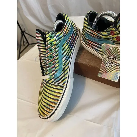 Men's Anderson Paak X Old Skool‎ Lace Up Multicolor Skateboard Shoes-Size 10