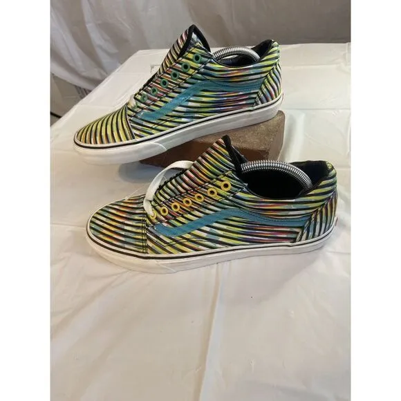 Men's Anderson Paak X Old Skool‎ Lace Up Multicolor Skateboard Shoes-Size 10