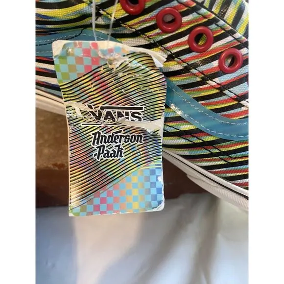 Men's Anderson Paak X Old Skool‎ Lace Up Multicolor Skateboard Shoes-Size 10