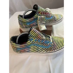 Men's Anderson Paak X Old Skool‎ Lace Up Multicolor Skateboard Shoes-Size 10
