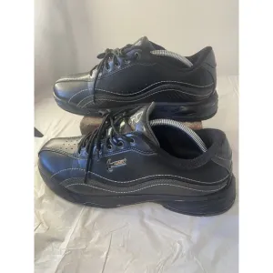Men's Hammer Force Black/Carbon Left Hand Bowling Shoes-Size 10-Great Condition
