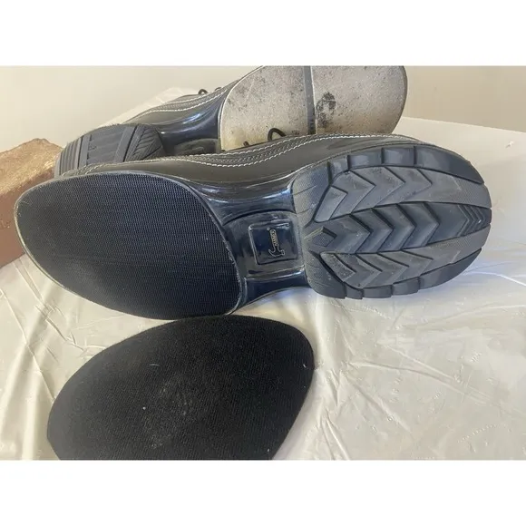 Men's Hammer Force Black/Carbon Left Hand Bowling Shoes-Size 10-Great Condition