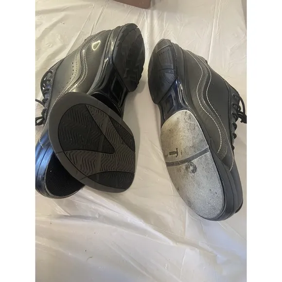 Men's Hammer Force Black/Carbon Left Hand Bowling Shoes-Size 10-Great Condition
