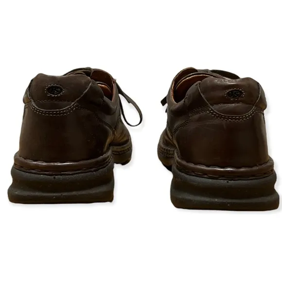 Men’s Josef Seibel Chocolate Brown Leather Oxford Lace-Up Shoe, Size 43 or 9 1/2