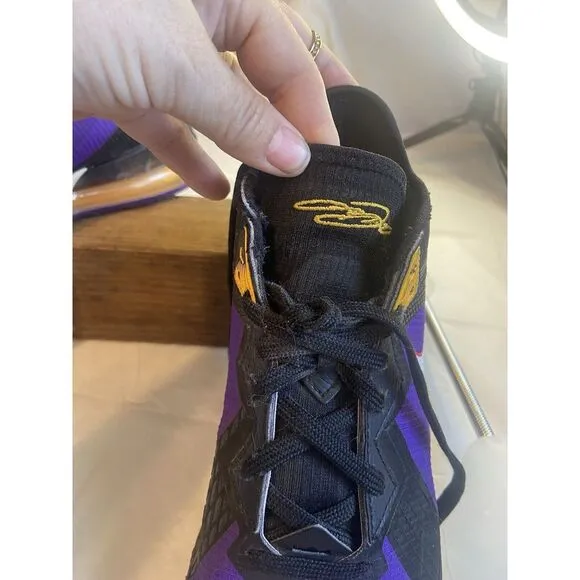 Men's LeBron James XVIII 18 Low Larkes Purple ACG Terra-Size 9-Authenticated‎