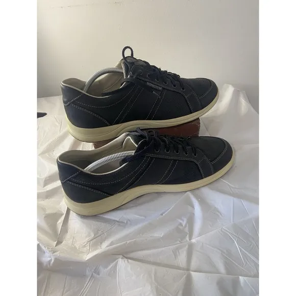 Men's Mephisto Hero Perorated Black Leather Run Off Air Jet Sneakers-Size 10