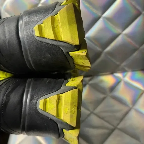 Men’s Neon Green Platform Fantasy Shoes