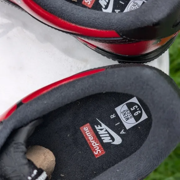 Men's Nike Air Force 1 Low Supreme Custom Drip Design