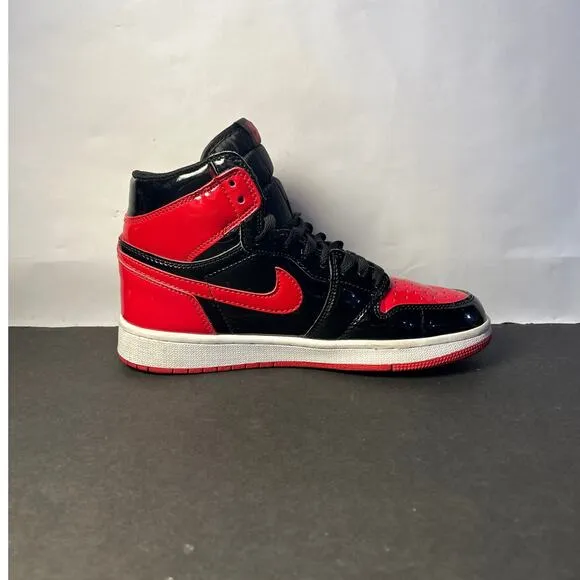 Mens Nike Air Jordan 1 Retro High OG 'Patent Bred' Size 7