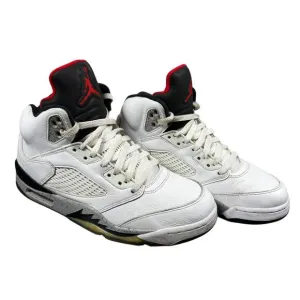Mens‎ Nike Air Jordan 5 V Retro White Cement Size 8 Shoes 136027-104
