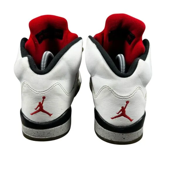 Mens‎ Nike Air Jordan 5 V Retro White Cement Size 8 Shoes 136027-104