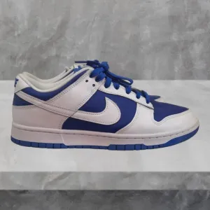Men's Nike Dunk Low Racer Blue White Athletic Shoes/Sneakers Size 10 - DD1391-40