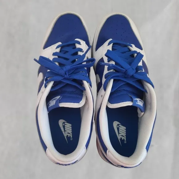 Men's Nike Dunk Low Racer Blue White Athletic Shoes/Sneakers Size 10 - DD1391-40