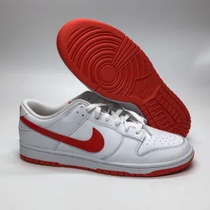 Mens Nike Dunk Low Retro White/Red DV0831-103 NWOB