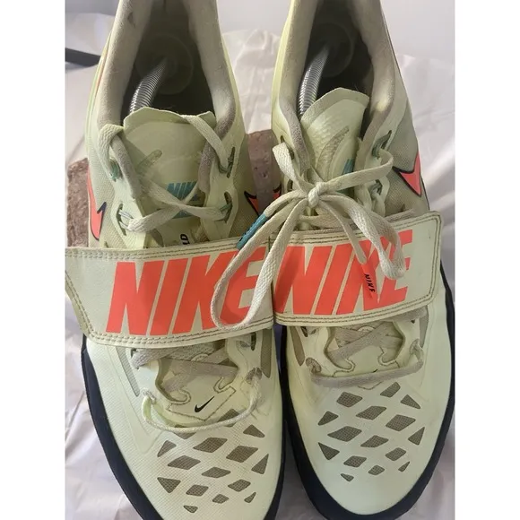 Men's Nike Zoom Rotational 6 Throwing Shoes- Volt Orange-Size 12.5-Great Cond.