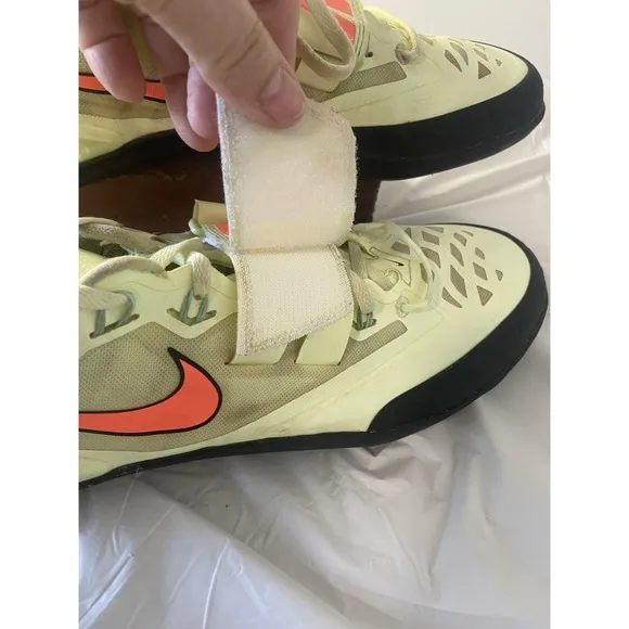 Men's Nike Zoom Rotational 6 Throwing Shoes- Volt Orange-Size 12.5-Great Cond.