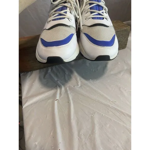 Men's Puma RS-O Sound Play Leather White, Blue, Red Lace Up Shoes‎ Size 11.5