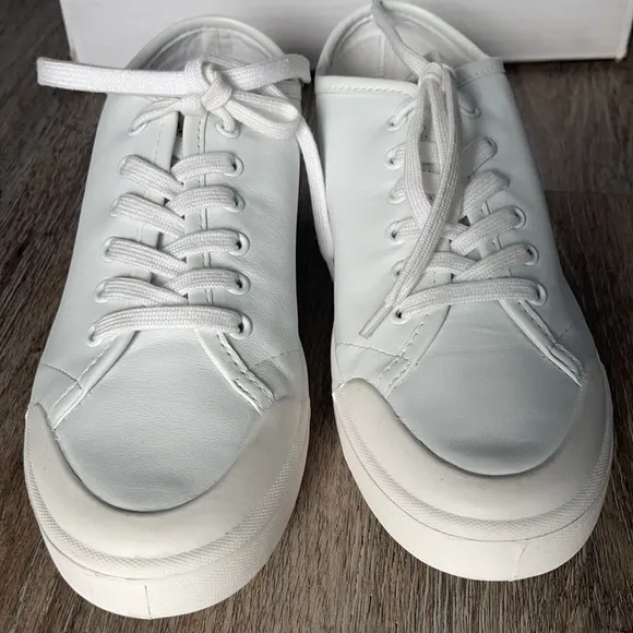 Men’s Rag &amp; Bone Standard Issue White Lace Up Shoes Size 8