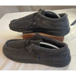 Men's Reef Cushion Coast Dark Gray Shoes-Size 12-Excellent Condition‎