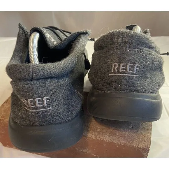 Men's Reef Cushion Coast Dark Gray Shoes-Size 12-Excellent Condition‎