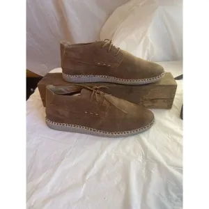 Men's Roan Brown Suede Tibor- Lace Up Shoes-Size‎ 11-Excellent Condition