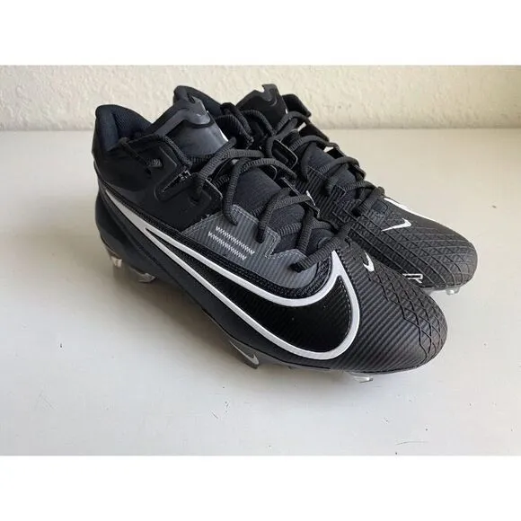 Men's Size 11 Nike Vapor Edge Elite 360 2 Football Cleats Black White DA5457-010