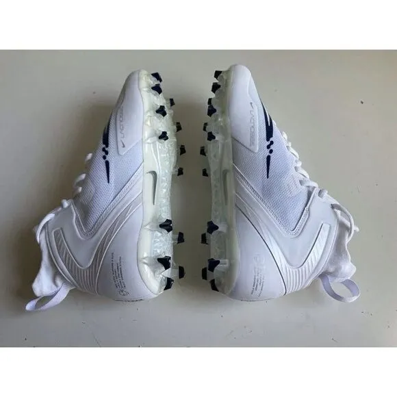Men’s Sz 12.5 Nike Alpha Huarache 8 Elite White Lacrosse Cleats CW4447-101