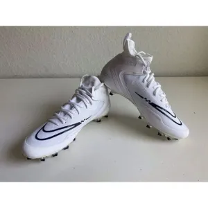 Men’s Sz 12.5 Nike Alpha Huarache 8 Elite White Lacrosse Cleats CW4447-101