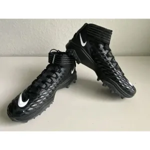 Men's Sz 17 Nike Force Savage Pro 2 Shark P Football Cleats Black BV5448-001