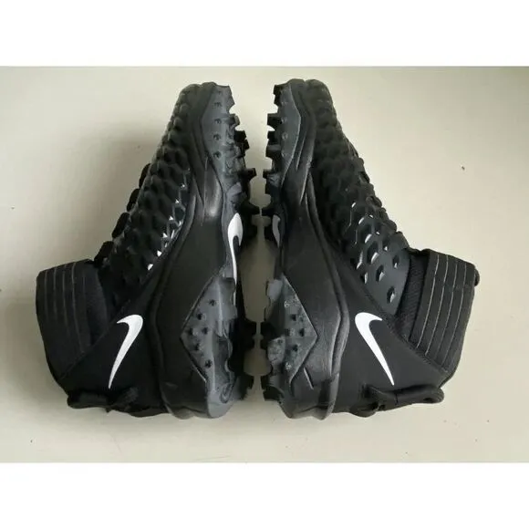 Men's Sz 17 Nike Force Savage Pro 2 Shark P Football Cleats Black BV5448-001